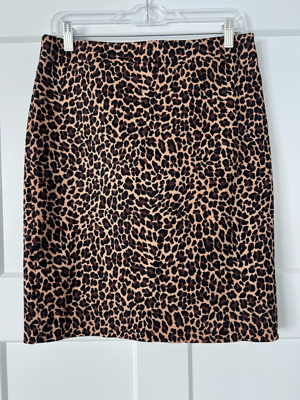 J. Crew Leopard Print Knee-length Skirt